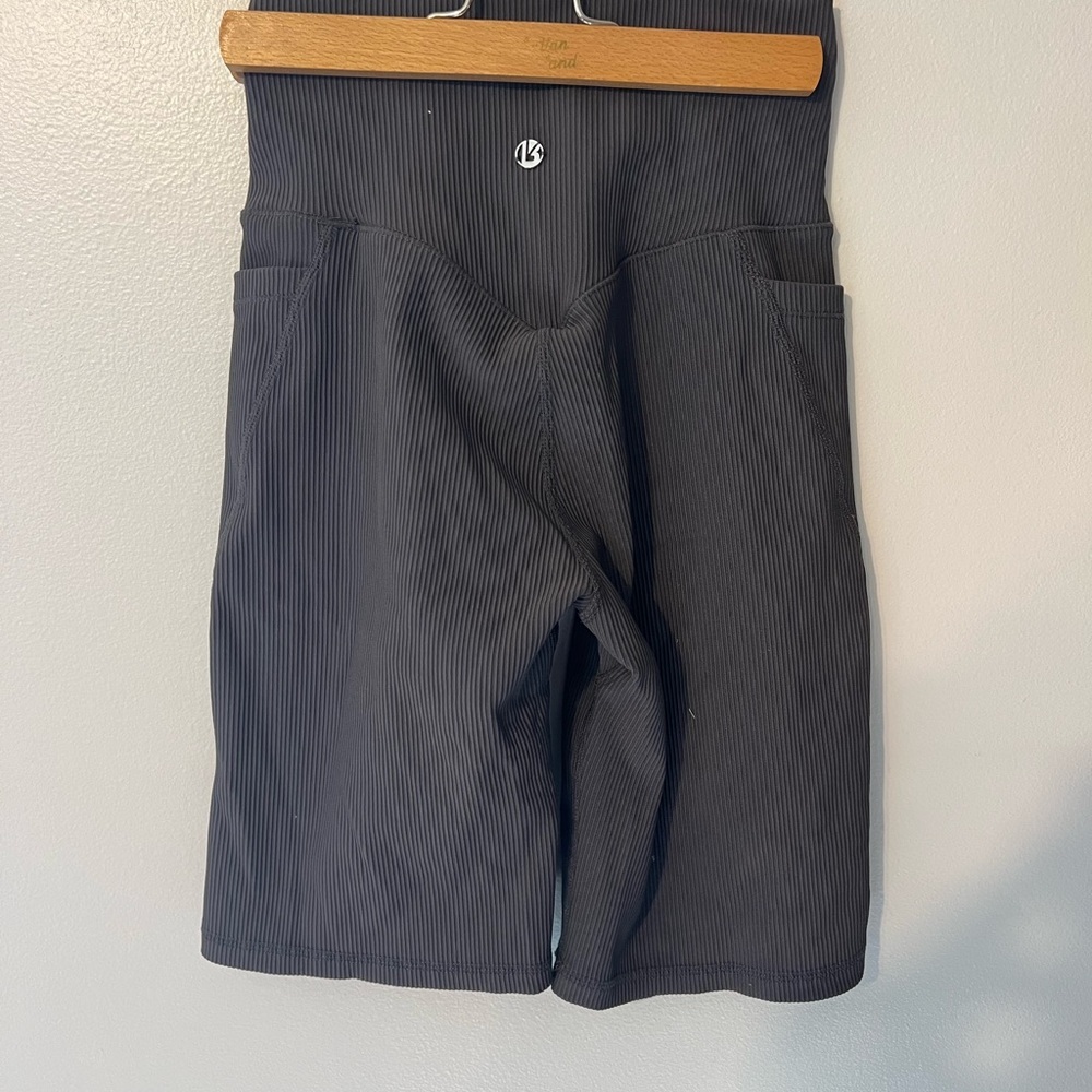 Buffbunny Collection Ribbed Biker Shorts - Picture 8 of 10
